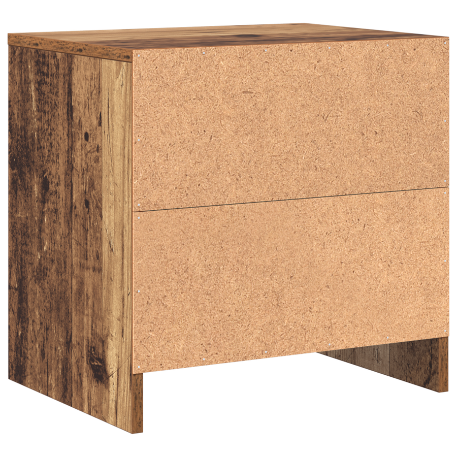 Nachtkastje Oud hout 45 x 34 x 44.5 cm Bewerkt hout