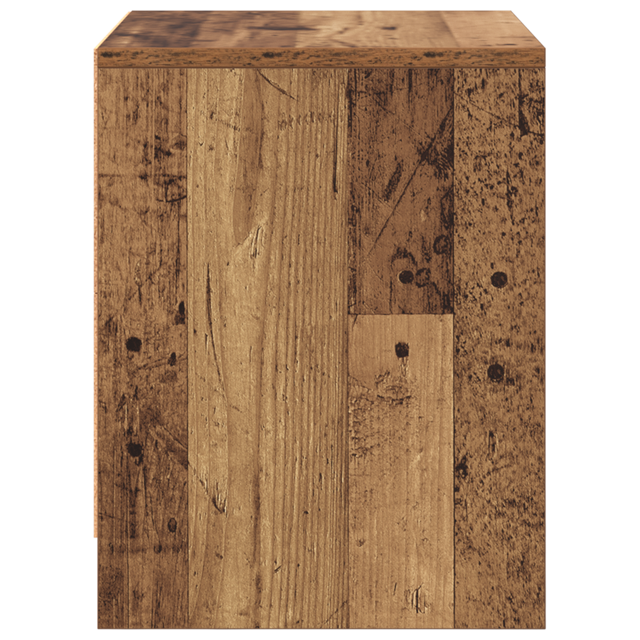 Nachtkastje Oud hout 45 x 34 x 44.5 cm Bewerkt hout