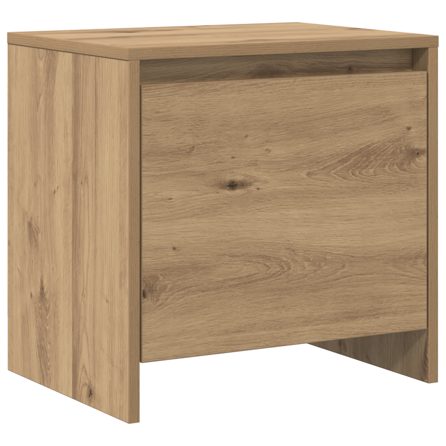 Nachtkastje artisanaal eikenkleurig 45 x 34 x 44.5 cm