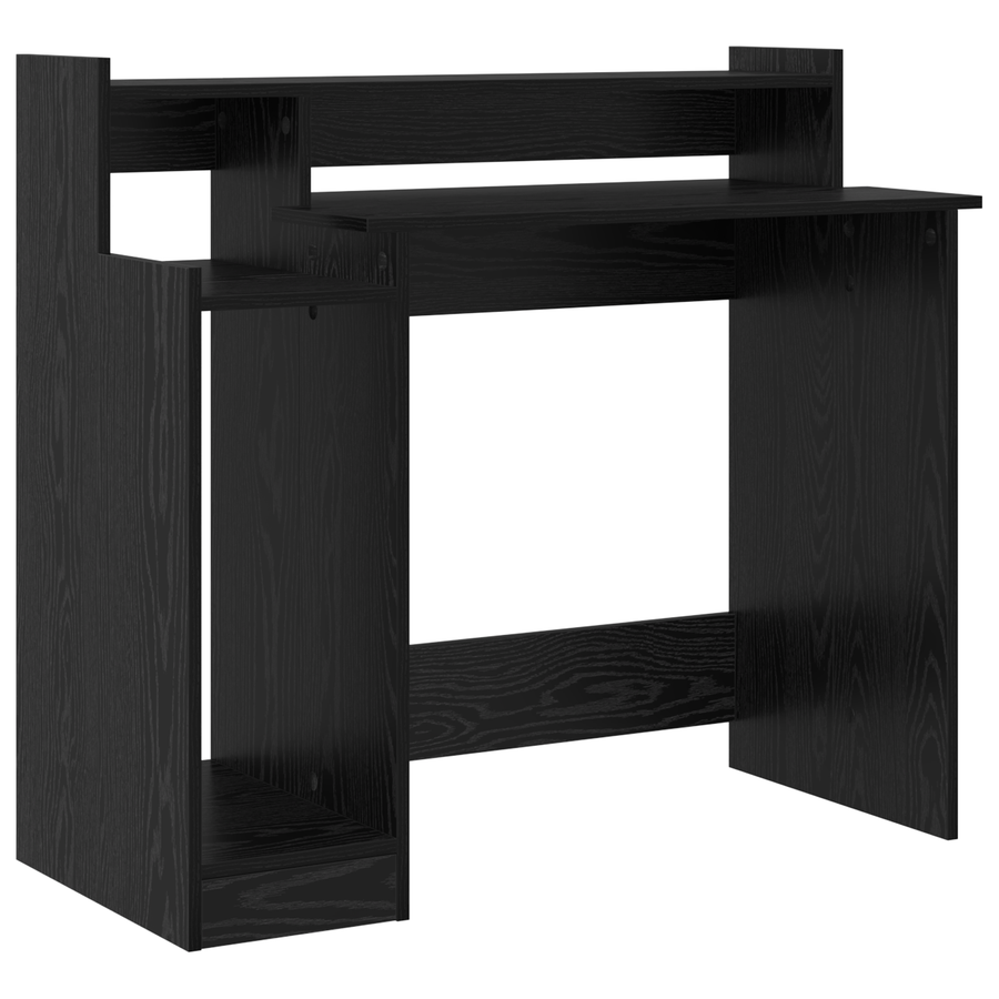 Bureau Zwart eiken 97 x 45 x 90 cm Bewerkt hout