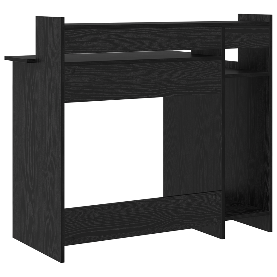 Bureau Zwart eiken 97 x 45 x 90 cm Bewerkt hout