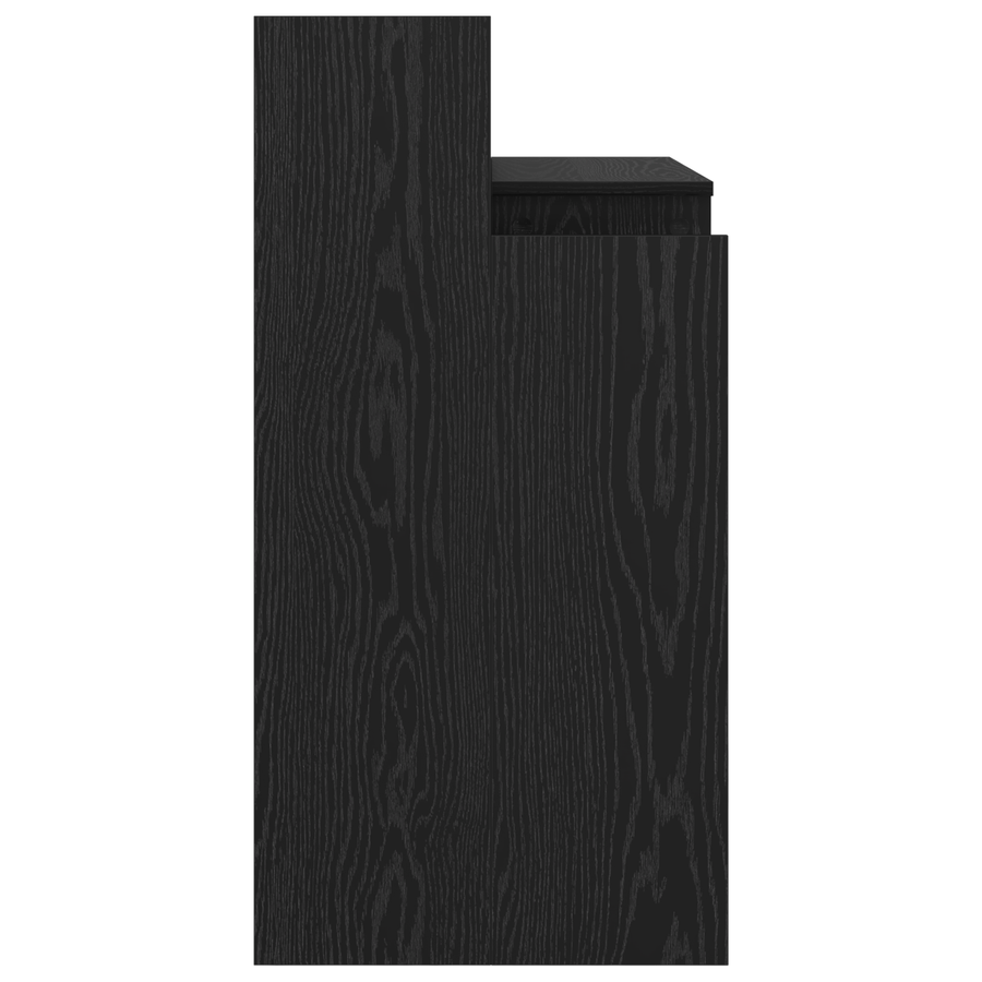 Bureau Zwart eiken 97 x 45 x 90 cm Bewerkt hout