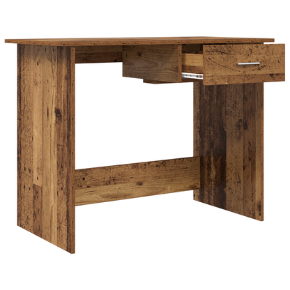 Bureau Oud hout 100 x 50 x 76 cm Bewerkt hout