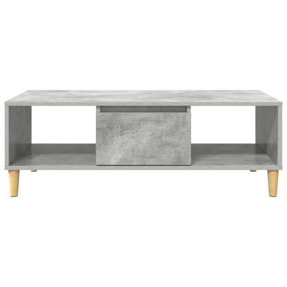 met opslag met de deur Betongrijs 103.5 x 60 x 35 cm Bewerkt hout