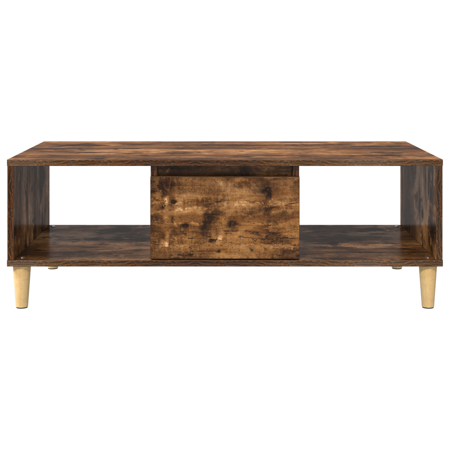 met opslag met de deur Gerookt eiken 103.5 x 60 x 35 cm Bewerkt hout