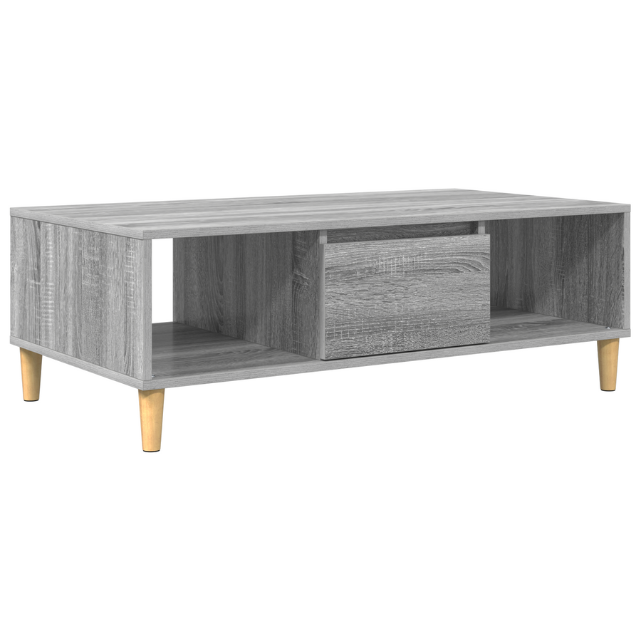 met opslag met de deur Grijs sonoma 103.5 x 60 x 35 cm Bewerkt hout