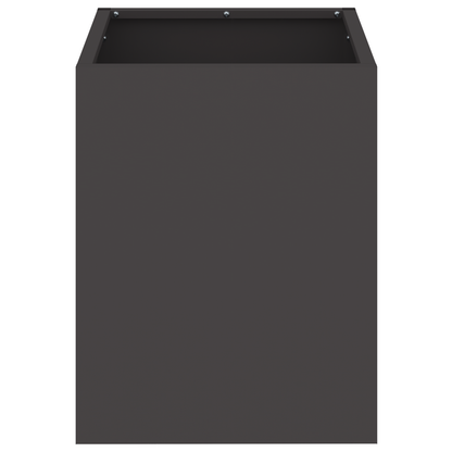 Tuin Bloempot Zwart 32 x 32 x 40 cm Koudgewalst staal