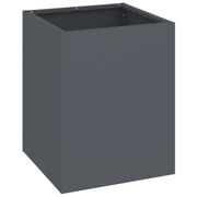 Bloempot 50x32x40 cm antraciet koudgewalst staal