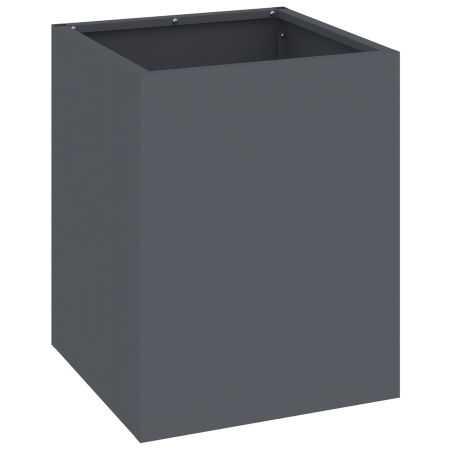 Tuin Bloempot Antraciet 50 x 32 x 40 cm Koudgewalst staal