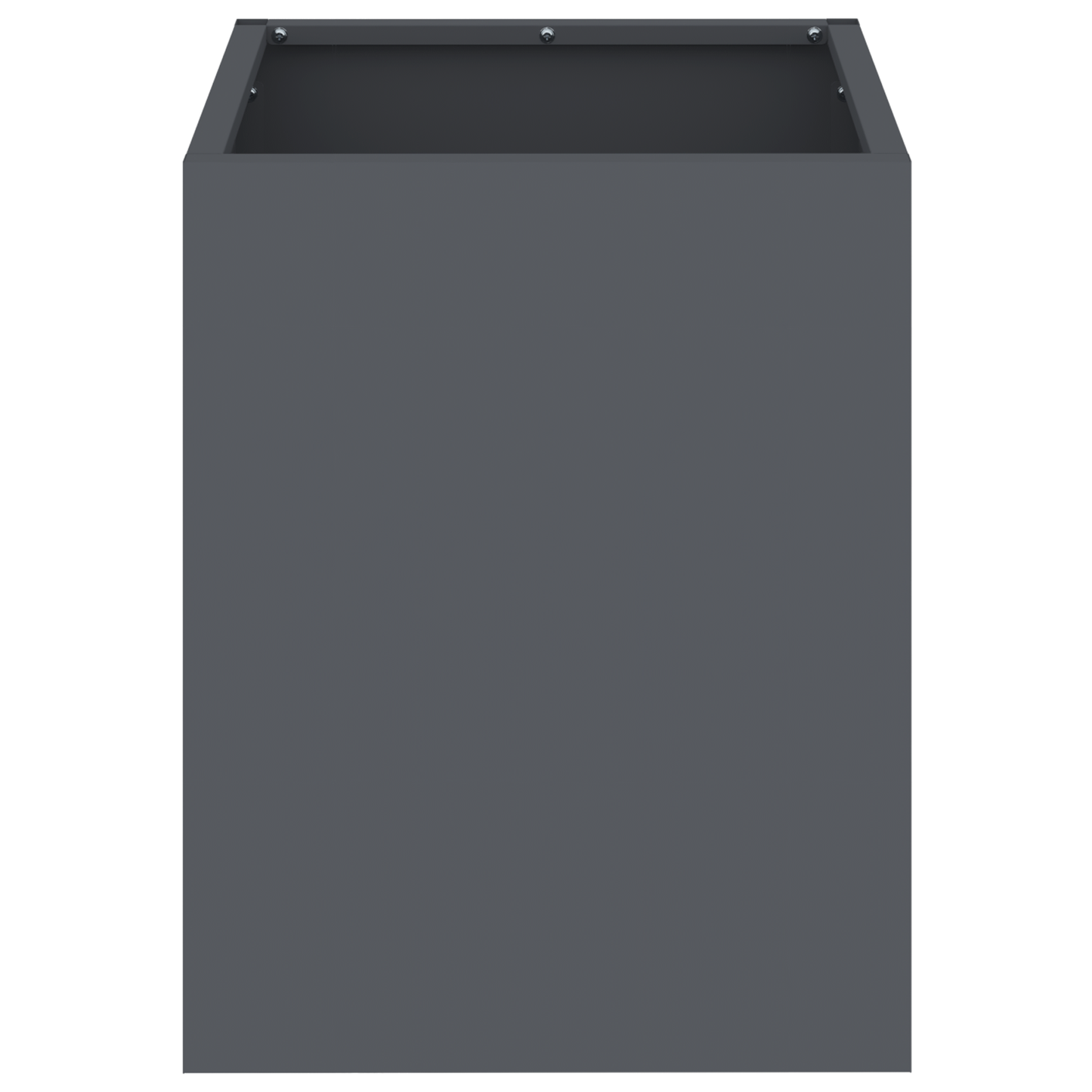 Tuin Bloempot Antraciet 50 x 32 x 40 cm Koudgewalst staal