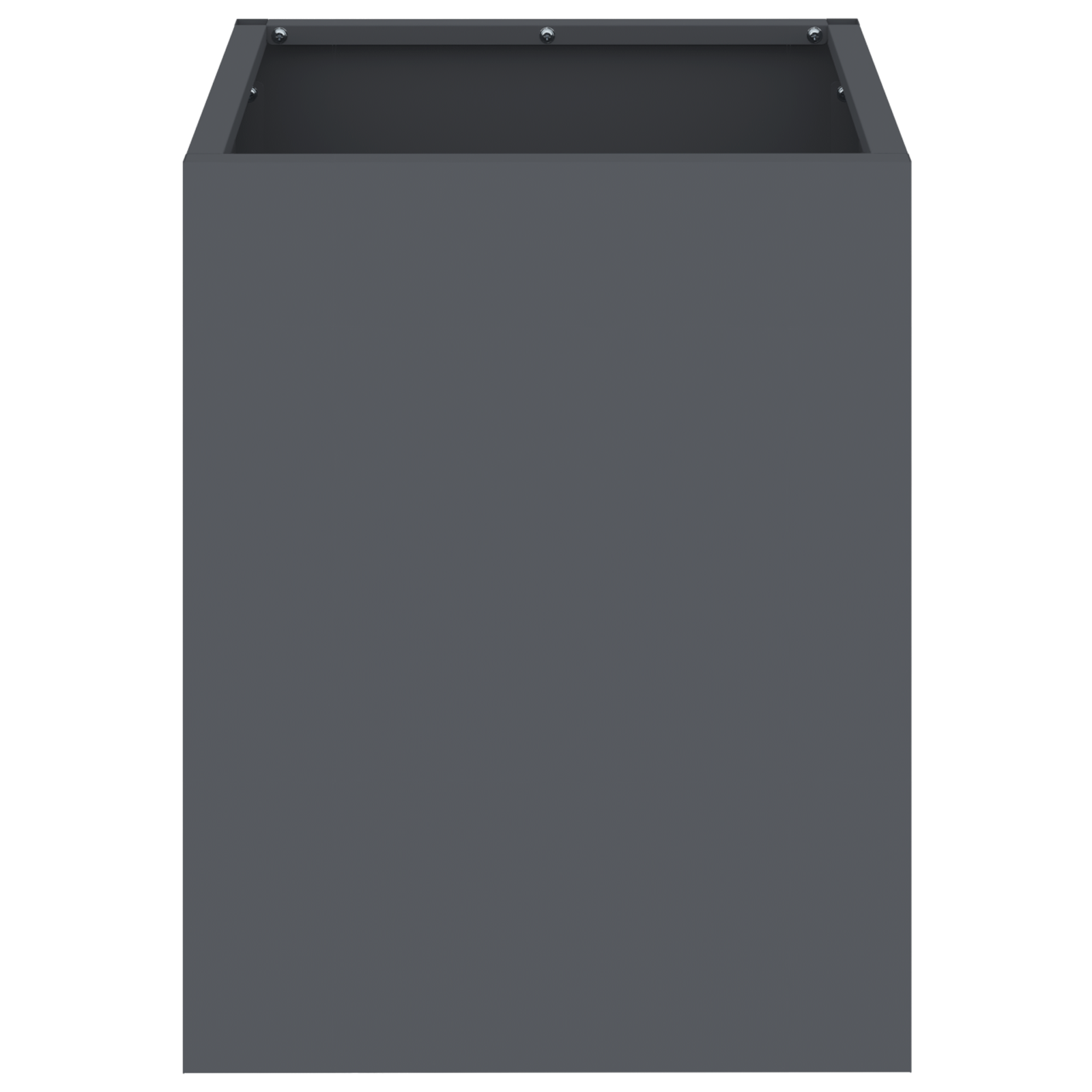Tuin Bloempot Antraciet 50 x 32 x 40 cm Koudgewalst staal