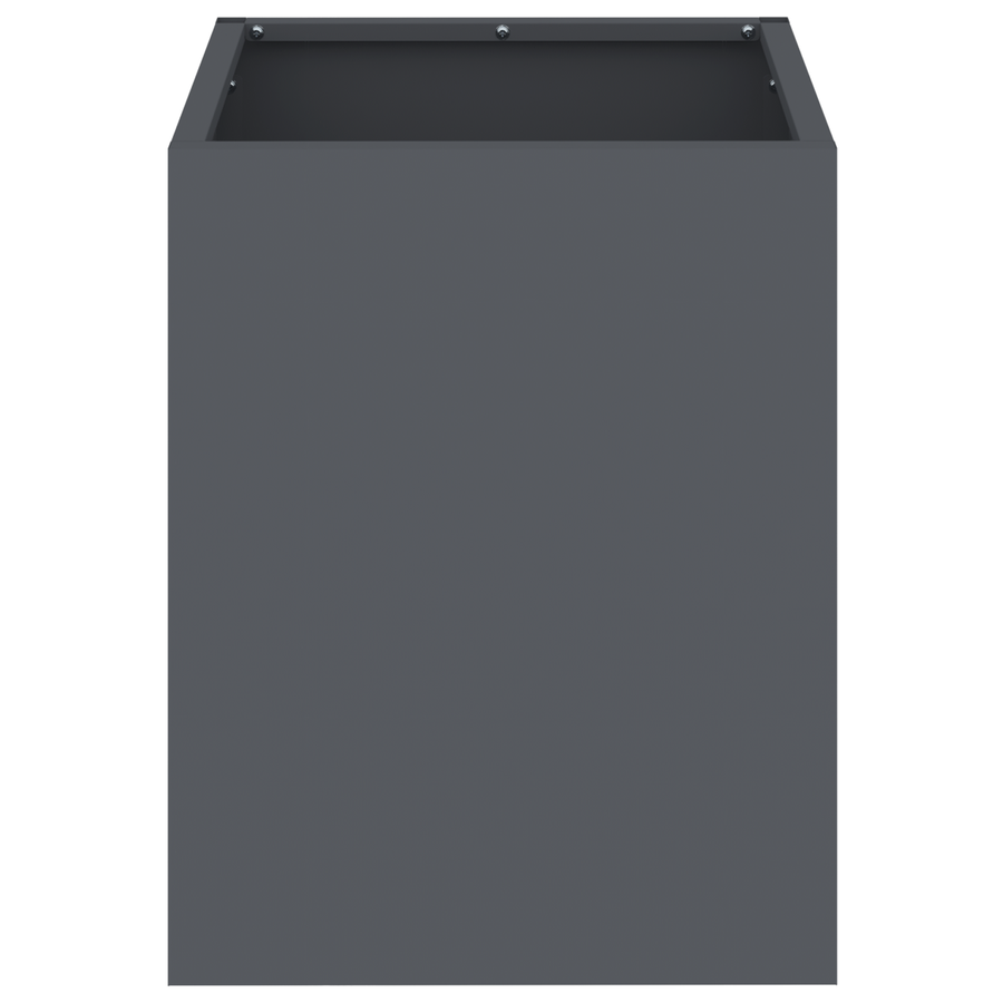 Tuin Bloempot Antraciet 50 x 32 x 40 cm Koudgewalst staal