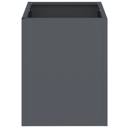 Tuin Bloempot Antraciet 50 x 32 x 40 cm Koudgewalst staal