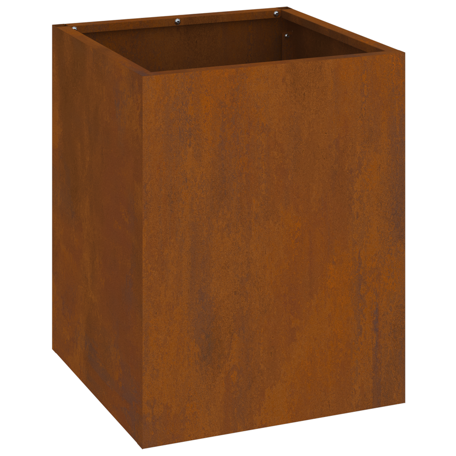 Tuin Bloempot Roestig 50 x 32 x 40 cm Cortenstaal