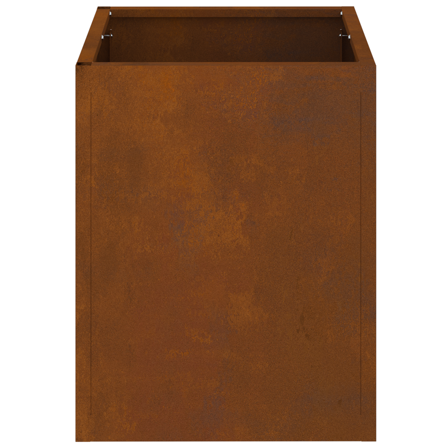 Tuin Bloempot Roestig 50 x 32 x 40 cm Cortenstaal