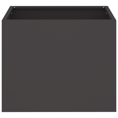 Tuin Bloempot Zwart 50 x 32 x 40 cm Koudgewalst staal