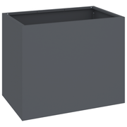 Bloempot 50x32x40 cm antraciet koudgewalst staal