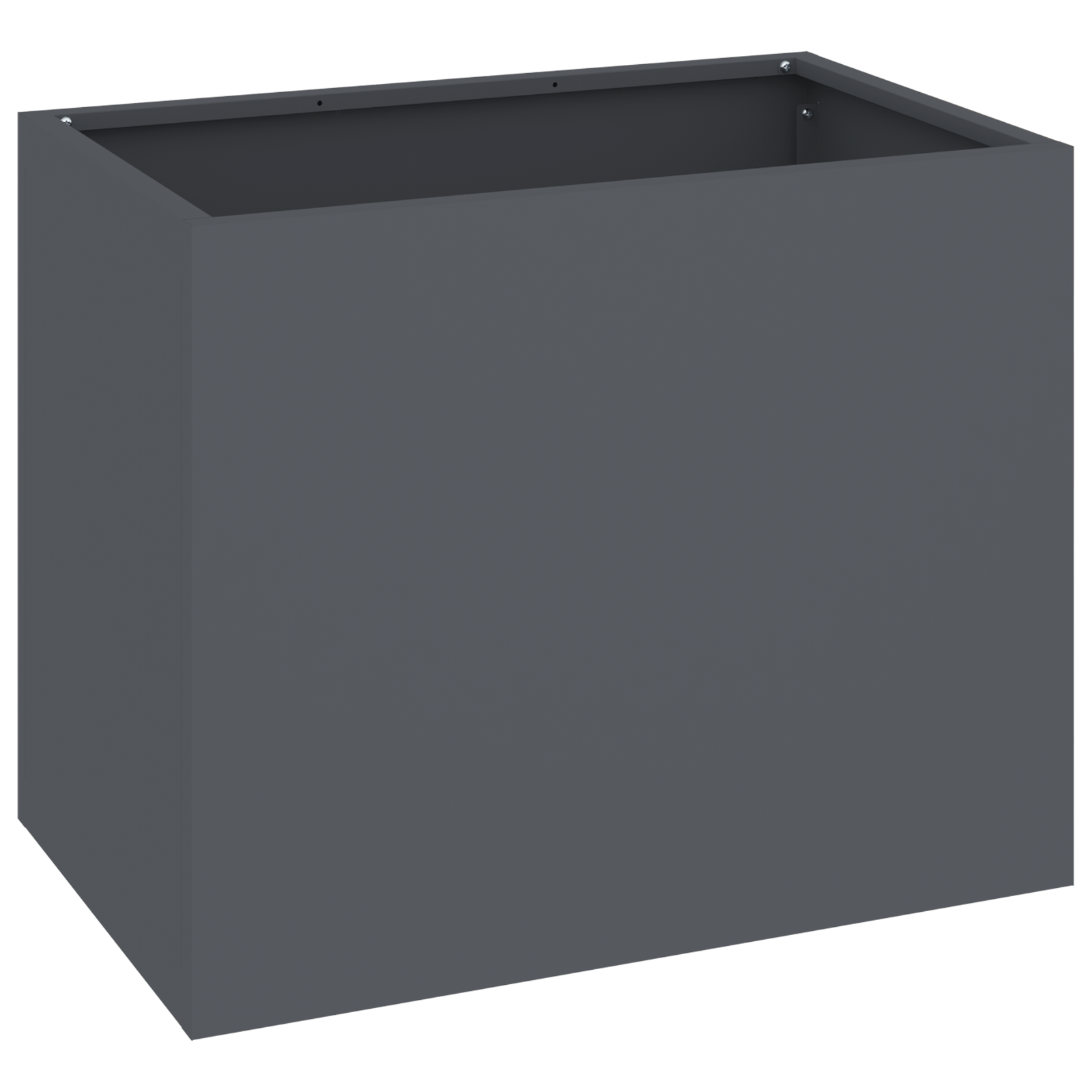 Tuin Bloempot Antraciet 50 x 32 x 40 cm Koudgewalst staal