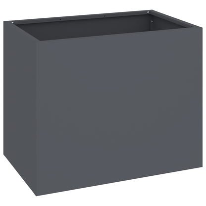 Tuin Bloempot Antraciet 50 x 32 x 40 cm Koudgewalst staal
