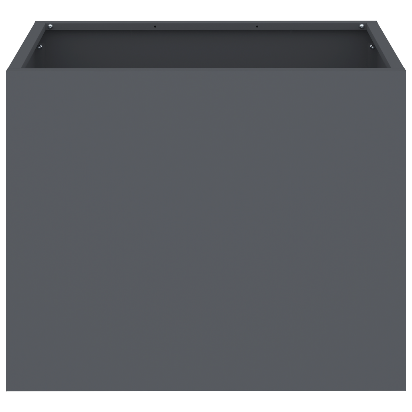 Tuin Bloempot Antraciet 50 x 32 x 40 cm Koudgewalst staal