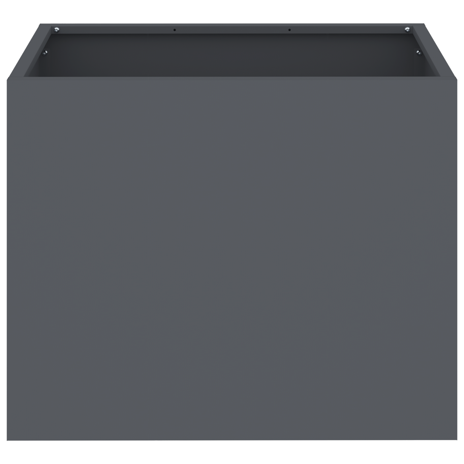 Tuin Bloempot Antraciet 50 x 32 x 40 cm Koudgewalst staal