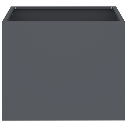 Tuin Bloempot Antraciet 50 x 32 x 40 cm Koudgewalst staal