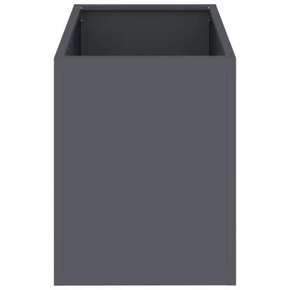 Tuin Bloempot Antraciet 50 x 32 x 40 cm Koudgewalst staal