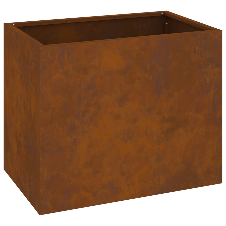 Tuin Bloempot Bruin 50 x 32 x 40 cm Verweerd staal
