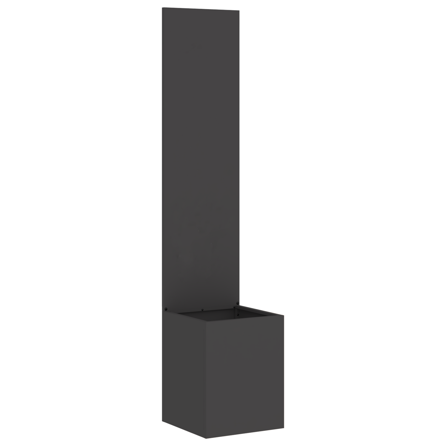 Tuinplant met Decoratief Paneel Zwart 32 x 140 cm