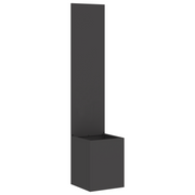 Decoratief paneel 32x140 cm zwart koudgewalst staal