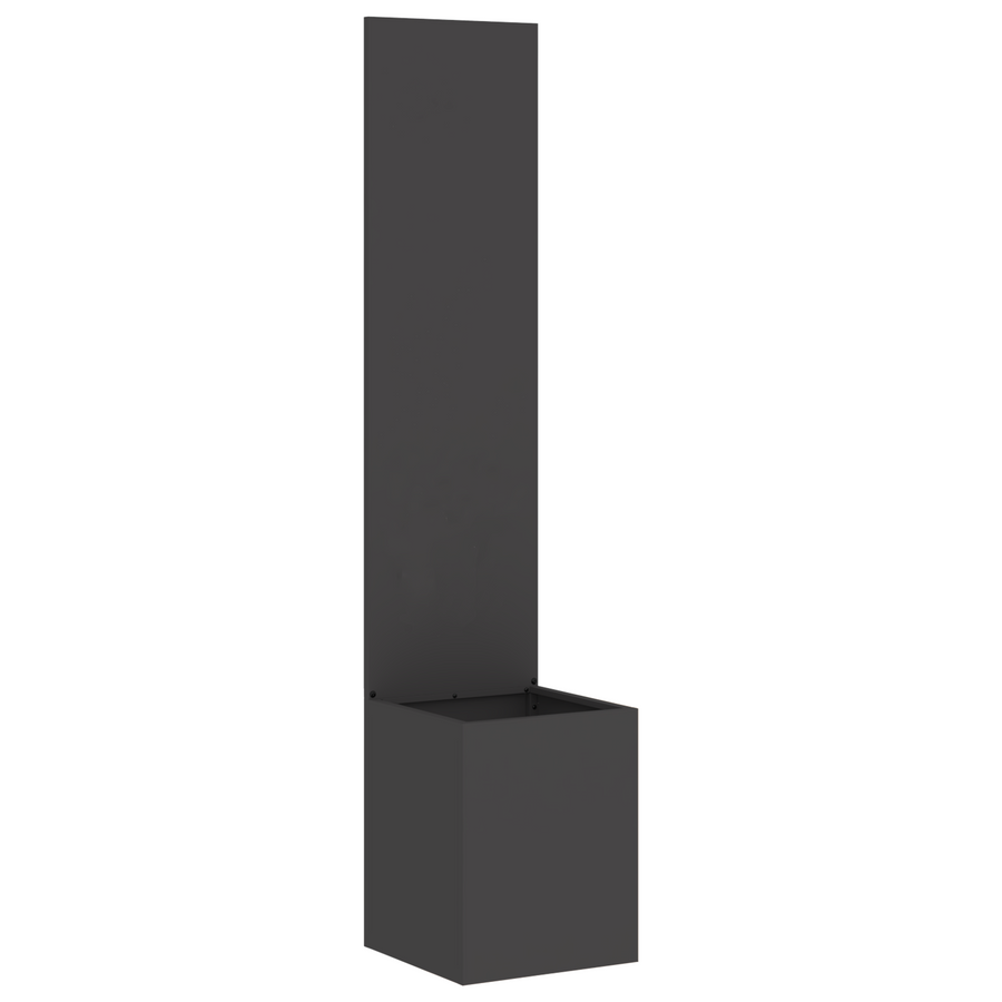 Tuinplant met Decoratief Paneel Zwart 32 x 140 cm