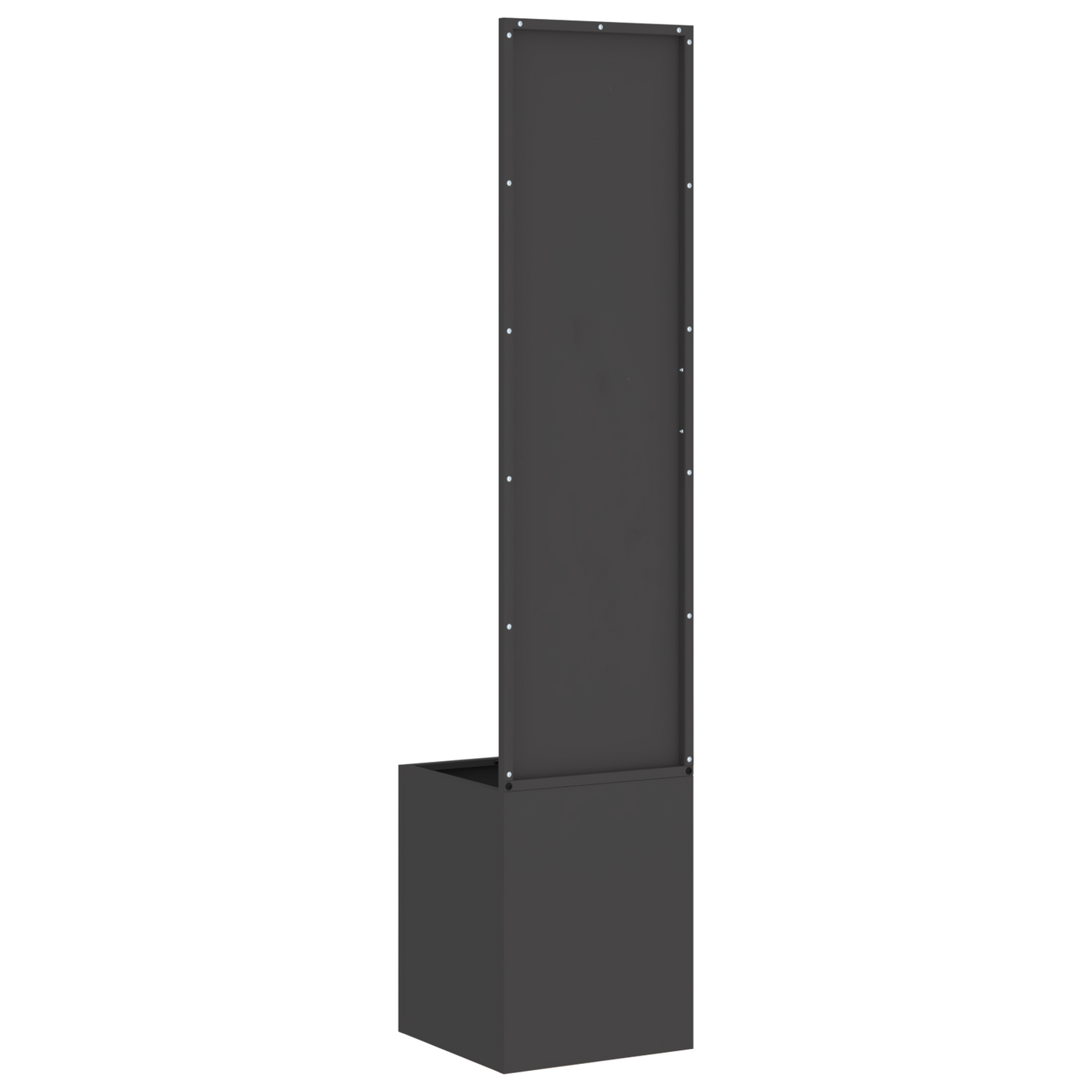 Tuinplant met Decoratief Paneel Zwart 32 x 140 cm