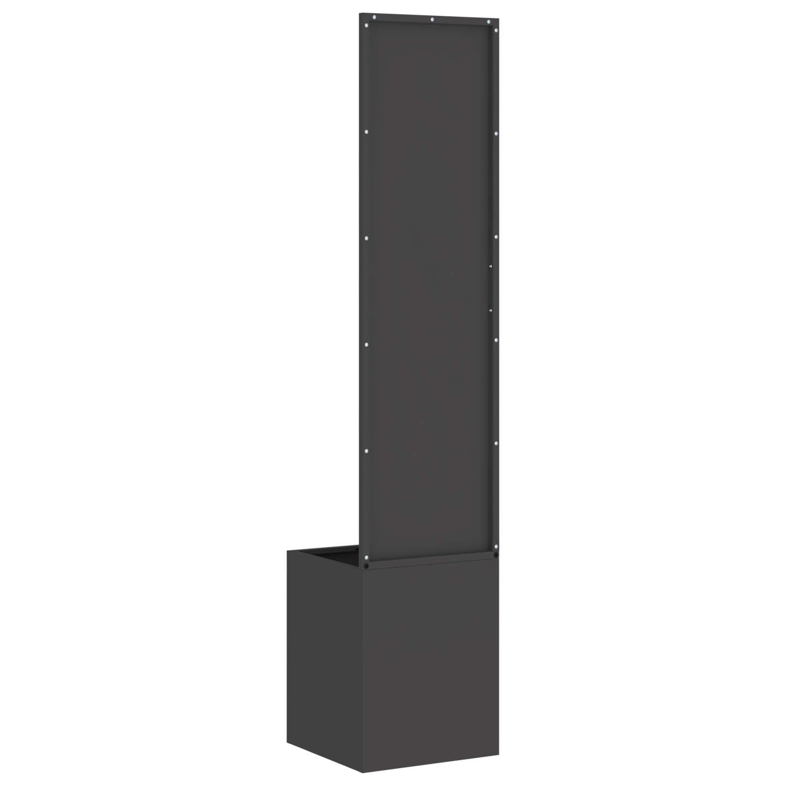 Tuinplant met Decoratief Paneel Zwart 32 x 140 cm