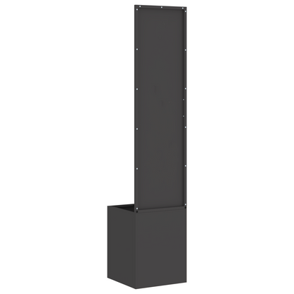 Tuinplant met Decoratief Paneel Zwart 32 x 140 cm
