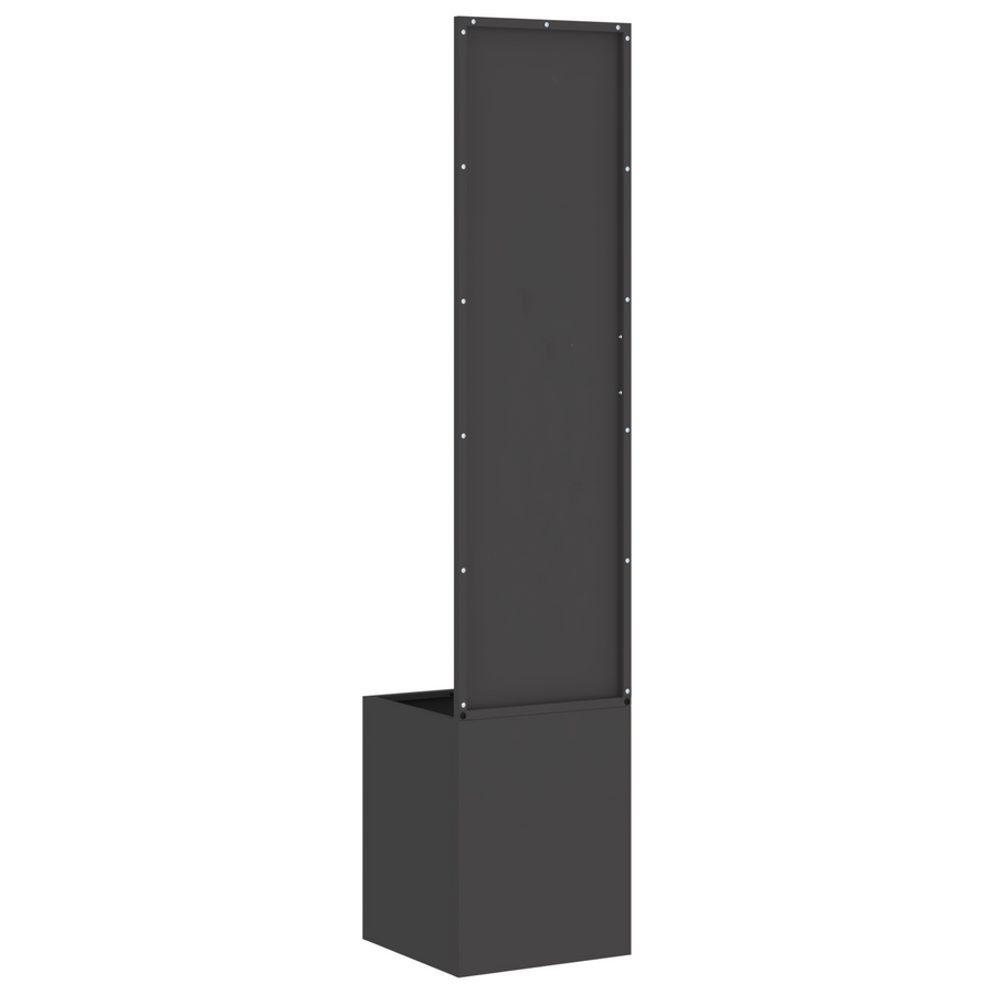 Tuinplant met Decoratief Paneel Zwart 32 x 140 cm