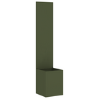 Garden Privacy Screen Olive Green 32 x 140 cm Cold Rolled Steel