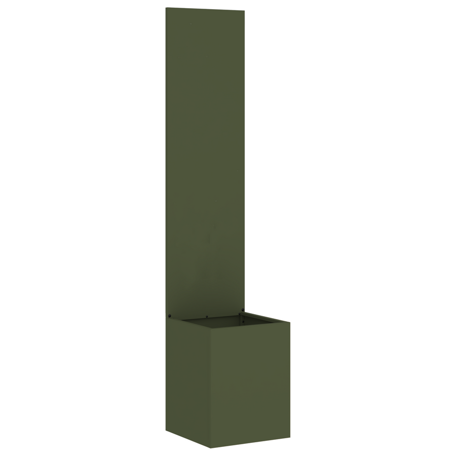 Tuinplant met Decoratief Paneel Olijfgroen 32 x 140 cm