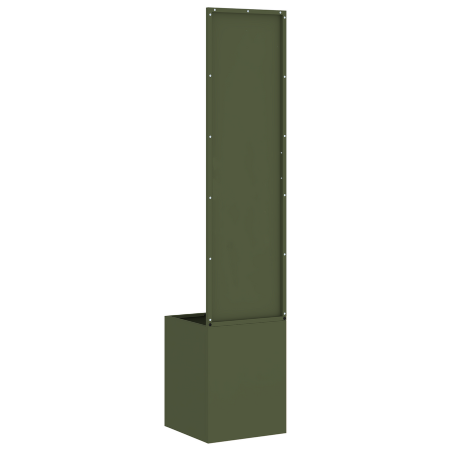 Tuinplant met Decoratief Paneel Olijfgroen 32 x 140 cm