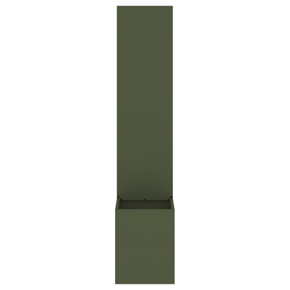 Tuinplant met Decoratief Paneel Olijfgroen 32 x 140 cm