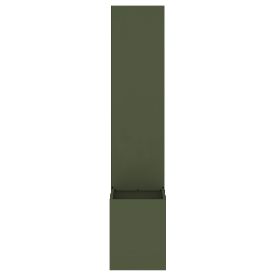 Tuinplant met Decoratief Paneel Olijfgroen 32 x 140 cm