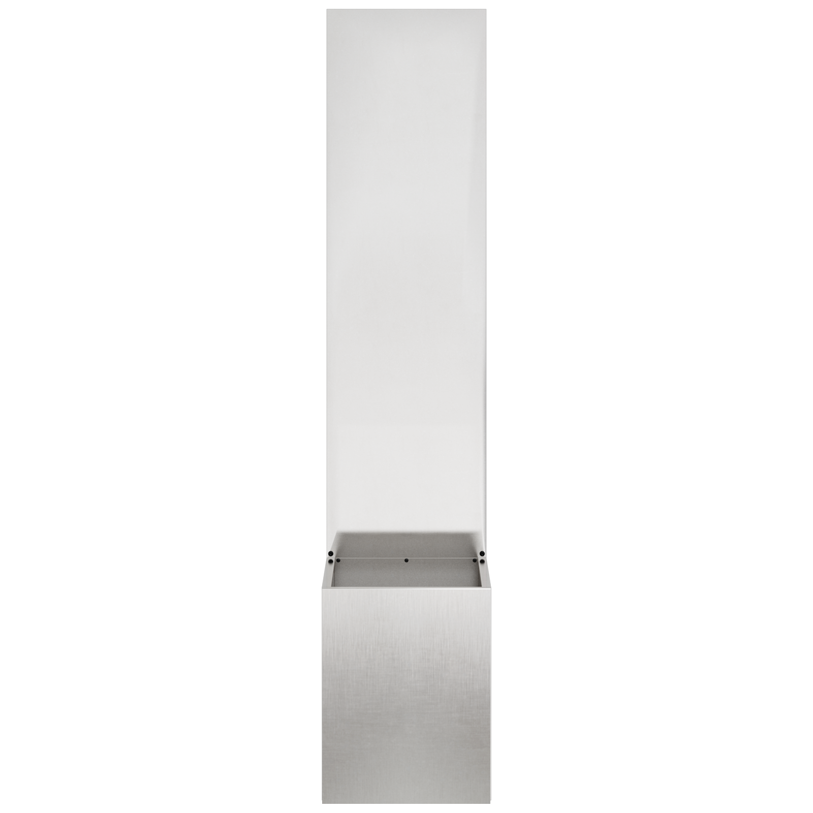 Tuinplant met Decoratief Paneel Zilver 32 x 140 cm