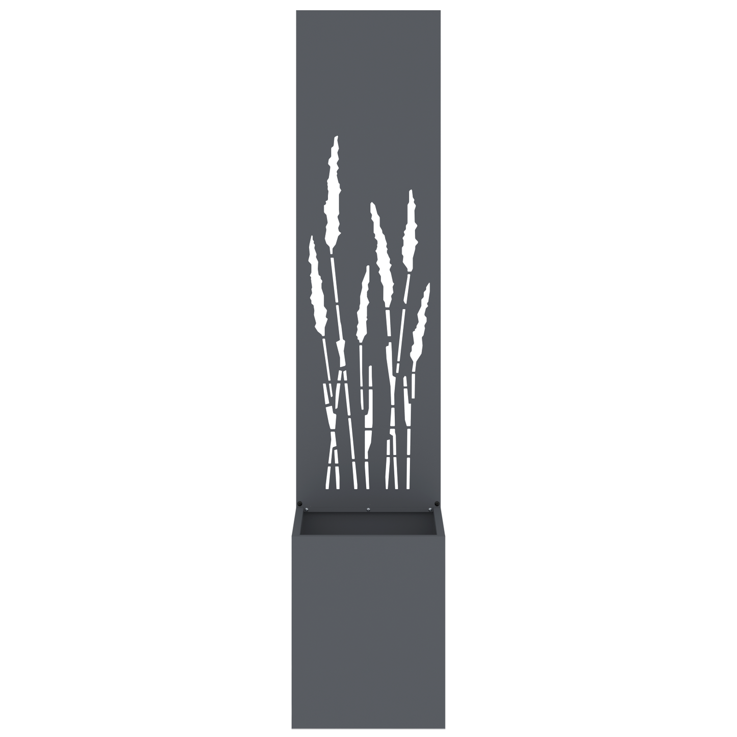 Tuinplant met Decoratief Paneel Antraciet 32 x 140 cm