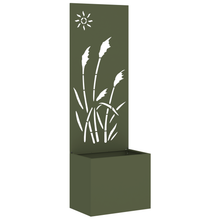 Tuinplant met Decoratief Paneel Olijfgroen 50 x 140 cm
