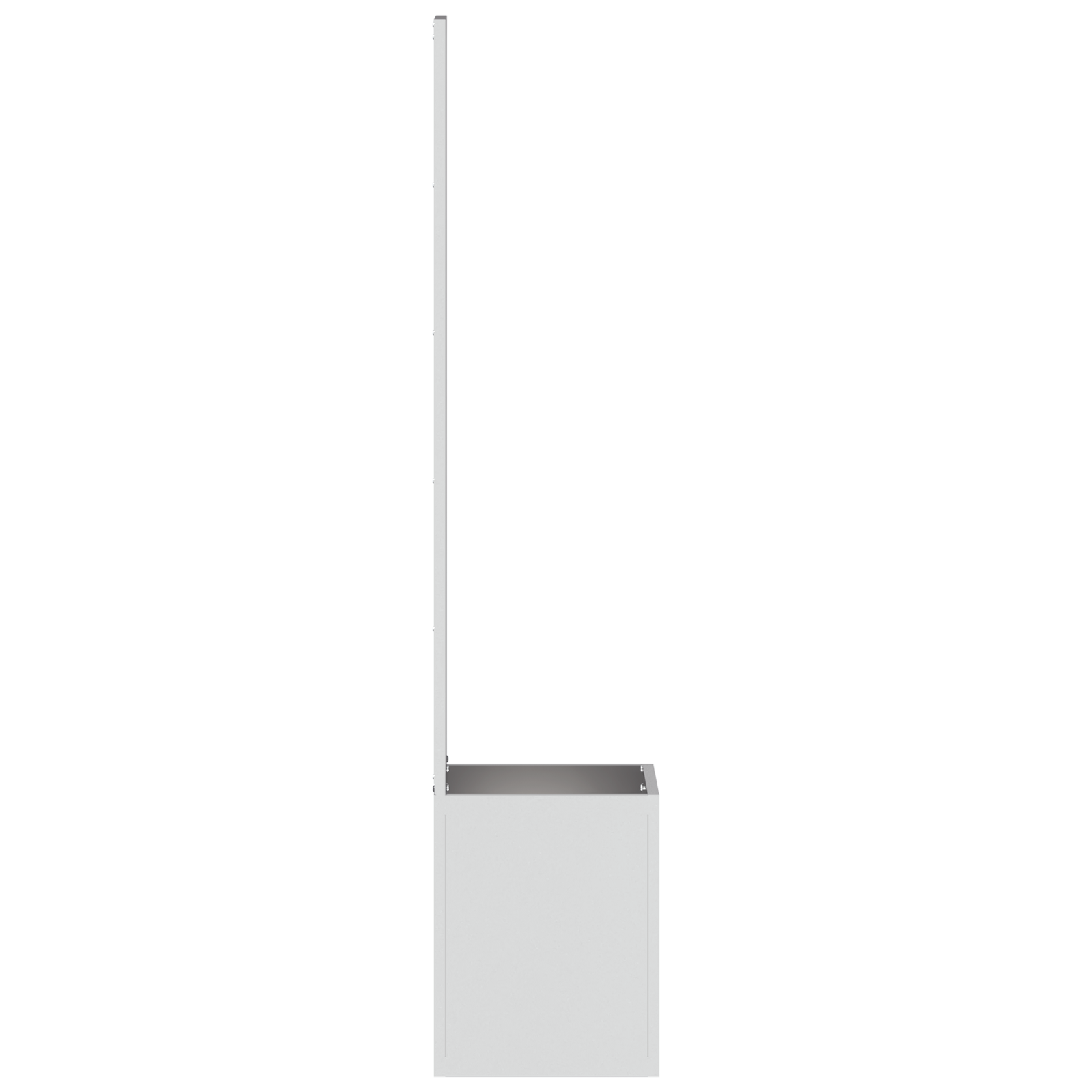 Tuinplant met Decoratief Paneel Zilver 50 x 140 cm