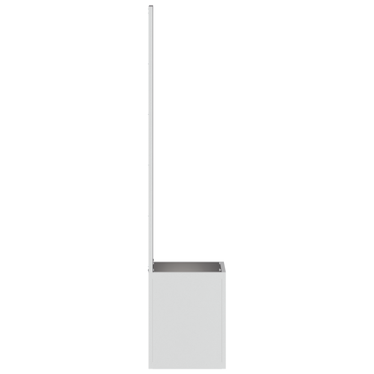 Tuinplant met Decoratief Paneel Zilver 50 x 140 cm