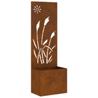 Decoratief paneel 50x140 cm roestig cortenstaal