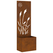 Decoratief paneel 50x140 cm roestig cortenstaal