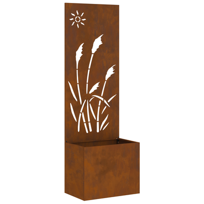 Tuinplant met Decoratief Paneel Roestig 50 x 140 cm