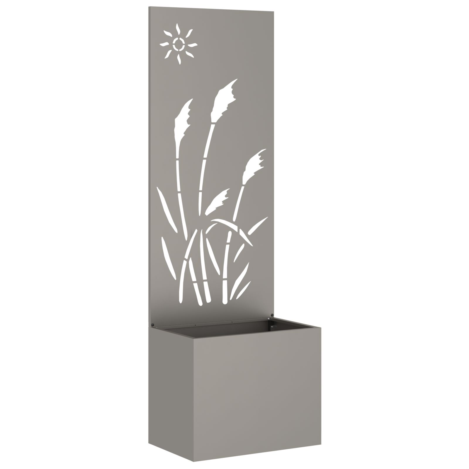 Tuinplant met Decoratief Paneel Roestig 50 x 140 cm