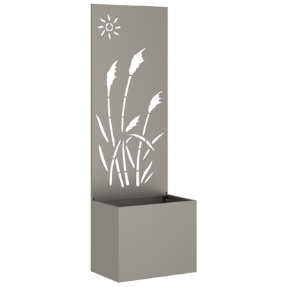 Tuinplant met Decoratief Paneel Roestig 50 x 140 cm